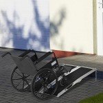 4FT Folding Aluminum Wheelchair Ramp with Non-Slip Surface