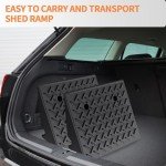 20"x20"x6.3" Heavy Duty Rubber Curb Ramp