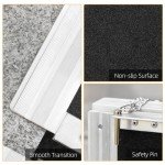 4FT Folding Aluminum Wheelchair Ramp with Non-Slip Surface