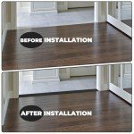 Self-Adhesive Floor Transition Strips - 36 Inch Black