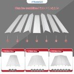 2" Rise Aluminum Wheelchair Entry Ramp, 800Lbs Capacity