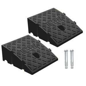 2-Pack Portable Heavy-Duty Curb Ramps for Vehicles
