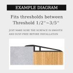 Vinyl Door Threshold Ramp for Easy Transitions