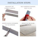Vinyl Door Threshold Ramp for Easy Transitions