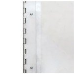 Hinged Aluminum Trailer Door Slider Plate - 72