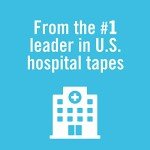 Nexcare Strong Hold Pain-Free Removal Tape, Silicone Adhesive, Secures Dressing and Lifts Away Cleanly - 1 In x 4 Yds, 1 Roll of Tape