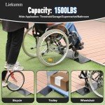 LIEKUMM 1-5/8" Wheelchair Ramps - 1500 lbs Capacity
