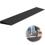 Adjustable 1" Rise Rubber Threshold Ramp for Wheelchairs