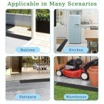 Threshold Ramp for Doorways - Non-Slip Rubber