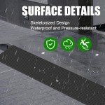 Adjustable 1" Rise Rubber Threshold Ramp for Wheelchairs