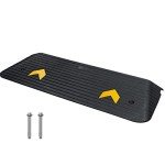 VEVOR 2" Rubber Threshold Ramp for Wheelchairs