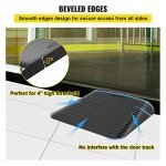 VEVOR 4" Rubber Threshold Ramp for Wheelchairs