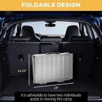 HOMCOM 2FT Foldable Aluminum Wheelchair Ramp