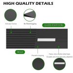 Adjustable 1" Rise Rubber Threshold Ramp for Wheelchairs