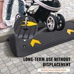 VEVOR 2" Rubber Threshold Ramp for Wheelchairs