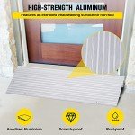 2" Aluminum Door Threshold Ramp for Wheelchairs