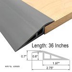 Vinyl Door Threshold Ramp 36 inch (Grey)