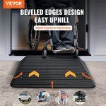 VEVOR 4" Rubber Wheelchair Threshold Ramp