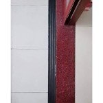 Bilaida 1" Solid Rubber Wheelchair Threshold Ramp