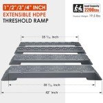 OranLite 10.2 cm Portable Wheelchair Ramp