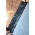 Bilaida 1" Solid Rubber Wheelchair Threshold Ramp