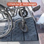 OranLite 10.2 cm Portable Wheelchair Ramp