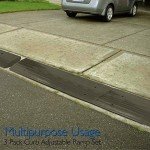 Heavy Duty Rubber Curb Ramp for Vehicles
