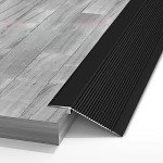 Aluminum Floor Transition Strip 36" Matte Black