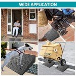 Rocomoco Portable Rubber Wheelchair and Vehicle Ramp