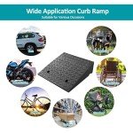 Rocomoco Portable Rubber Wheelchair and Vehicle Ramp