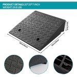 Rocomoco Portable Rubber Wheelchair and Vehicle Ramp