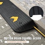 VEVOR 1" Rubber Wheelchair Threshold Ramp