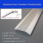 Aluminum Threshold Ramp Strip for Doorways, 36 Inch