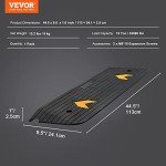 VEVOR 1" Rubber Wheelchair Threshold Ramp