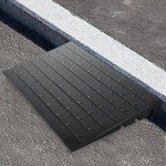 VEVOR Rubber Threshold Ramp with 3 Channel Cover