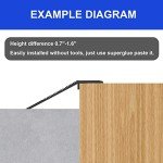 Aluminum Threshold Ramp Strip for Doorways, 36 Inch