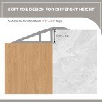 Vinyl Floor Transition Strip - 36 inch Gray