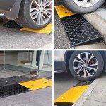 Heavy Duty Rubber Curb Ramp - 2" Rise, 2PC
