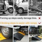 Heavy Duty Rubber Curb Ramp - 2" Rise, 2PC