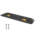 VEVOR 1" Rise Rubber Wheelchair Curb Ramp