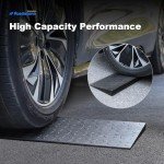 Ruedamann 1" Rubber Threshold Ramp for Wheelchairs