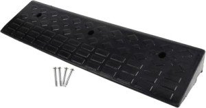 Heavy-Duty Rubber Curb Ramp for Wheelchairs and Vehicles