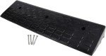 Heavy-Duty Rubber Curb Ramp for Wheelchairs and Vehicles