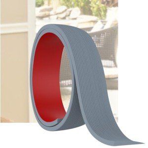 Self-Adhesive 0.4" Rubber Doorway Ramp - 6.6Ft