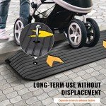 VEVOR 1" Rise Rubber Wheelchair Curb Ramp