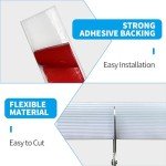 Self-Adhesive 0.4" Rubber Doorway Ramp - 6.6Ft