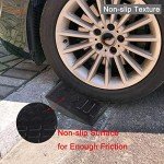 Heavy-Duty Rubber Curb Ramp for Wheelchairs and Vehicles