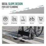 Self-Adhesive Rubber Threshold Ramps for Doorways