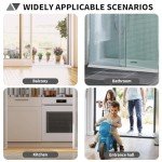 Self-Adhesive 0.4" Rubber Doorway Ramp - 6.6Ft