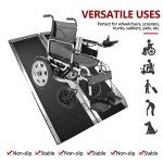 Portable 4ft Non-Skid Wheelchair Ramp for Mobility